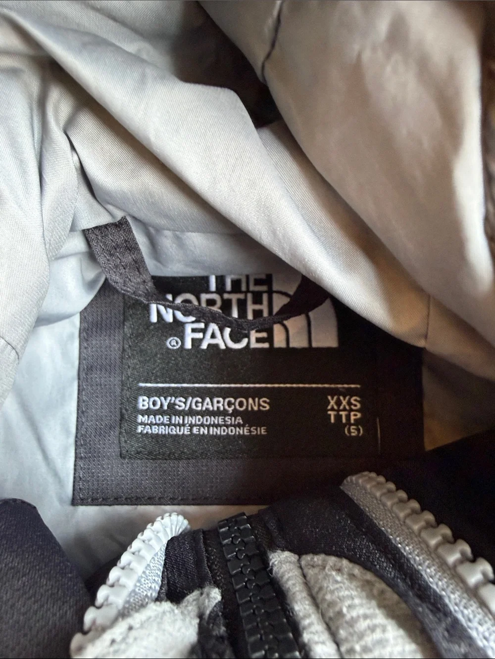 The North Face Boys Vortex Triclimate 3-in-1 Waterproof Jacket Grey/Black XXS (5
